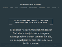 Tablet Screenshot of club-bouliste.de